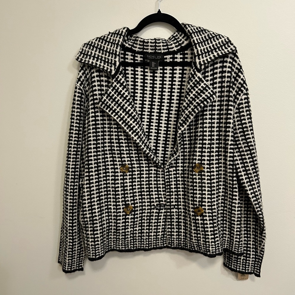 Rachel Zoe Houndstooth Jacket